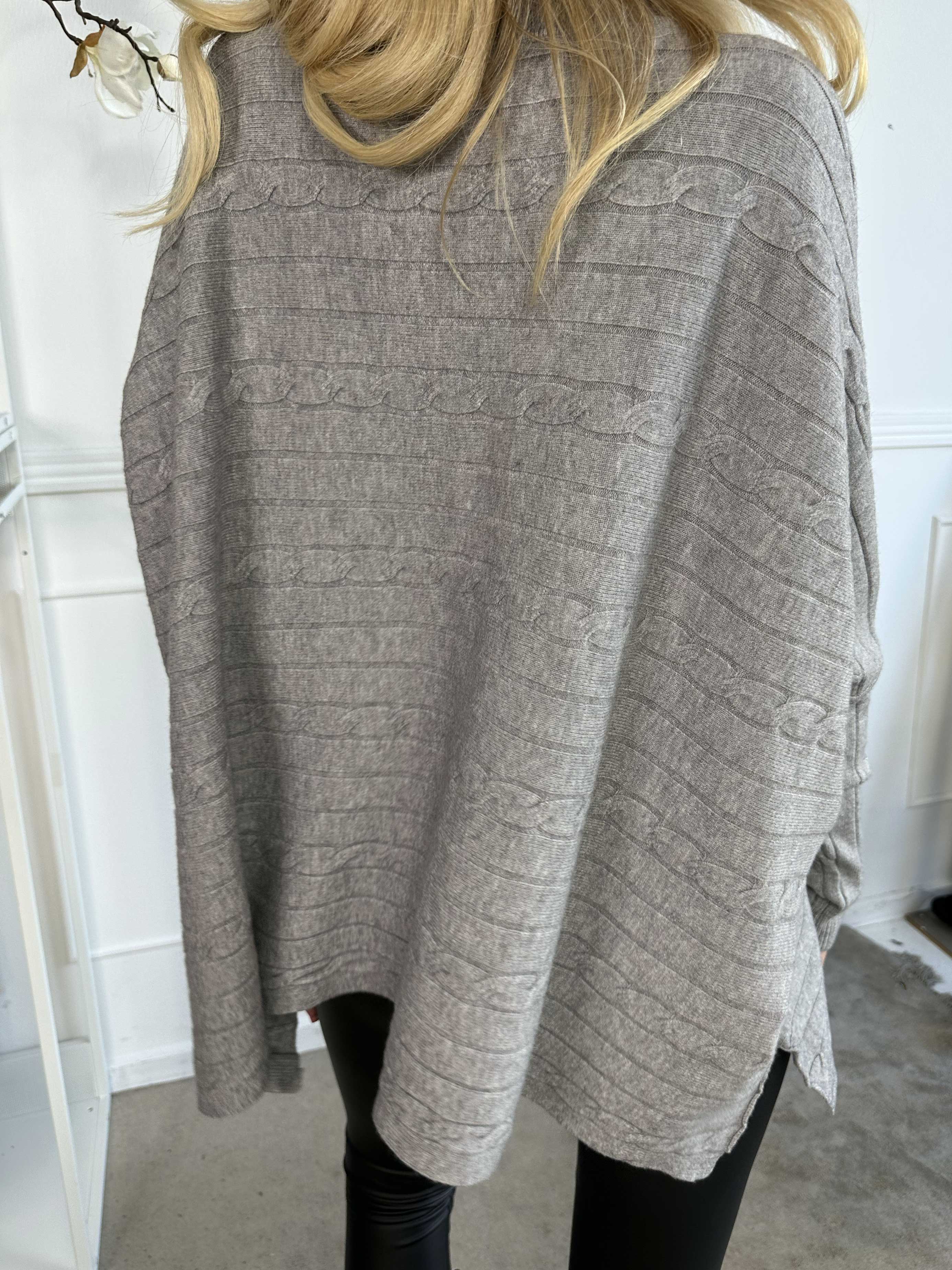 Diamond - Sød blød elastisk strik med turtleneck